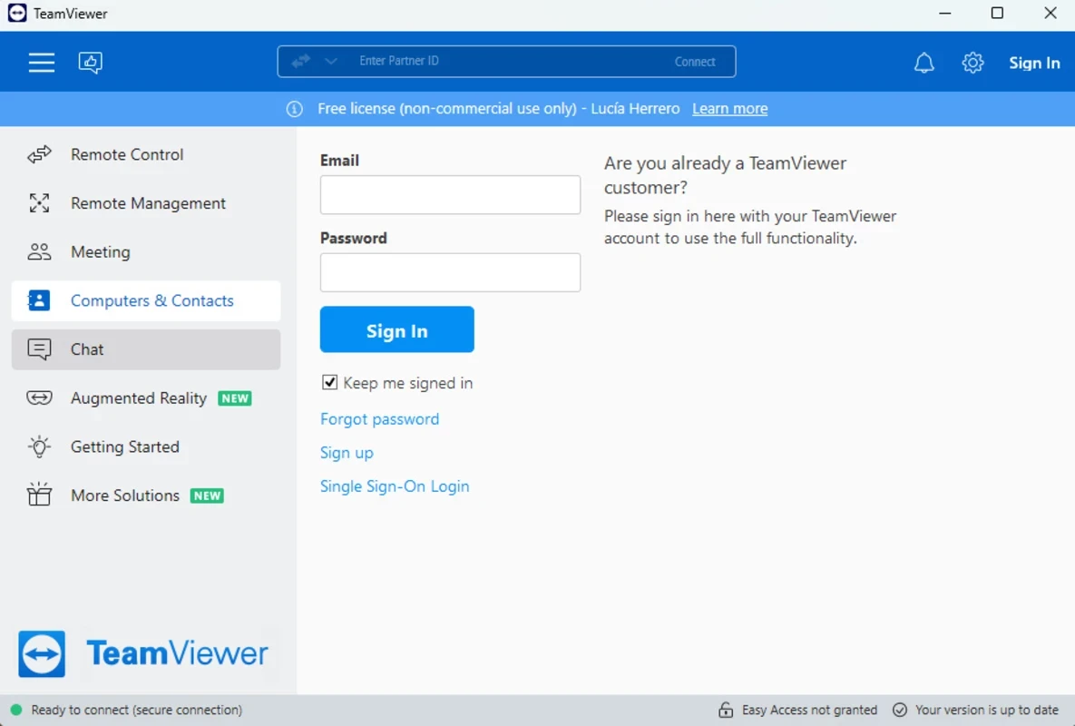 TeamViewer — screenshot 1